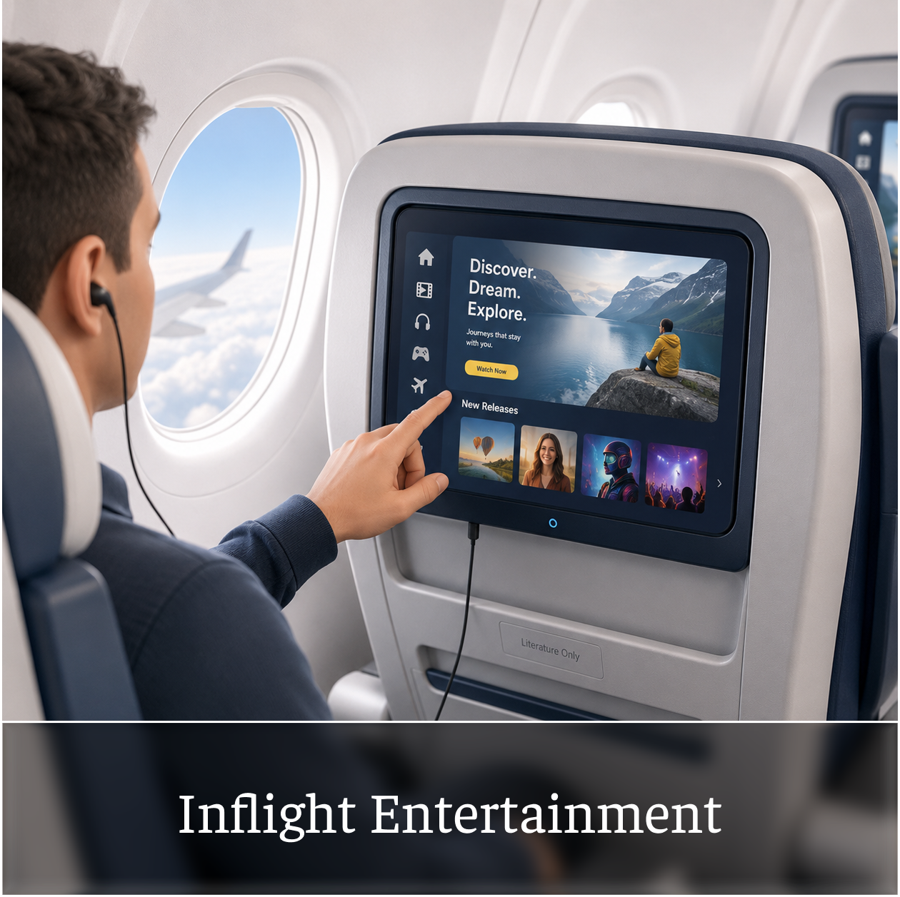Inflight Entertainment airline advertising format